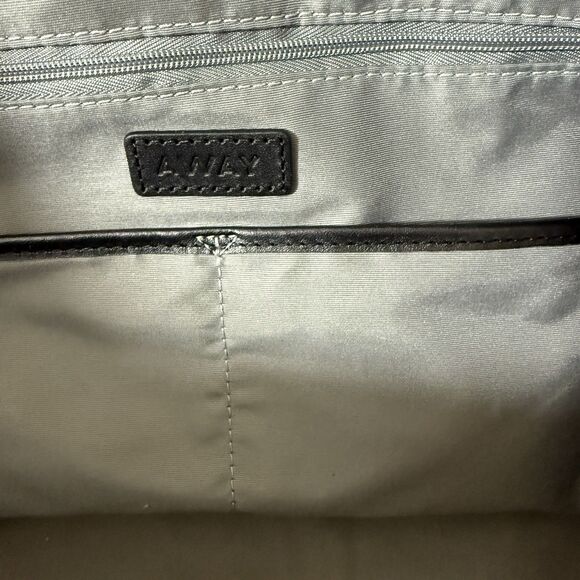 AWAY Travel Everywhere Bag Gray Removable Strap Dust Bag Included NWOT 16x10x9 - Picture 11 of 13